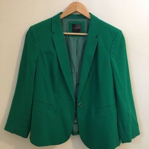Jelly Green 3/4 Length Blazer